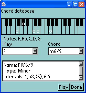 Chord Database